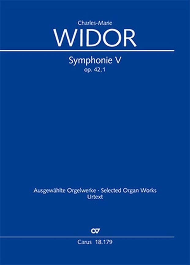Symphonie No. V Pour Organ